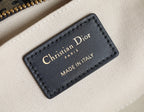 DIOR CD LOUNGE 26 BAG IN BLUE OBLIQUE JACQUARD