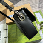 GUCCI SMALL 27 HANDBAG IN BLACK CALFSKIN