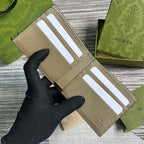 GUCCI MARMONT 11 BIFOLD WALLET IN MOCHA BROWN CALFSKIN