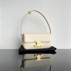 CELINE TRIOMPHE 20 WHITE CREAM CALFSKIN
