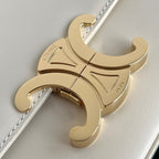 CELINE TRIOMPHE 20 WHITE CREAM CALFSKIN