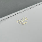 CELINE TRIOMPHE 20 BLUE PASTEL CALFSKIN