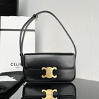 CELINE TRIOMPHE 20 BLACK CALFSKIN