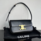 CELINE TRIOMPHE 20 BLACK CALFSKIN