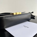 CELINE TRIOMPHE 20 BLACK CALFSKIN