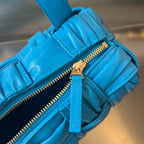 BOTTEGA VENETA SMALL BRICK CASSETTE 23 IN SKY BLUE SOFT LAMBSKIN