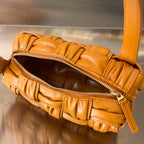 BOTTEGA VENETA SMALL BRICK CASSETTE 23 IN SANDSTONE ORANGE SOFT LAMBSKIN