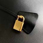 CELINE CABAS TRIOMPHE 37 BLACK IN SMOOTH CALFSKIN