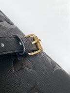 LOUIS VUITTON LV 25S TRIANON MM BAG 36 IN BLACK CALFSKIN GOLD HARDWARE