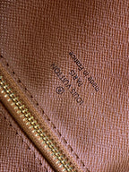 LOUIS VUITTON TROCADERO MINI MESSENGER BAG 23 IN BEIGE AND BROWN MONOGRAM COATED CANVAS