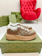 GUCCI TRAINER CARAMEL CALFSKIN