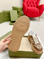 GUCCI TRAINER CARAMEL CALFSKIN