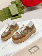 GUCCI TRAINER CARAMEL CALFSKIN