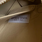 BOTTEGA VENETA SMALL BRICK CASSETTE 23 IN BLOND BEIGE SOFT LAMBSKIN