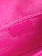 DIOR MINI D-JOY BAG 17 IN HOT PINK LAMBSKIN
