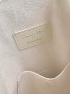 DIOR MEDIUM C'EST 24 IN WHITE CD-EMBOSSED CALFSKIN