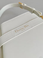 DIOR MEDIUM C'EST 24 IN WHITE CD-EMBOSSED CALFSKIN