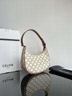 CELINE TRIOMPHE 23 COWHIDE WHITE CARO