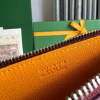 INSERT LOUISE 21 IN BURGUNDY RED GOYARDINE CANVAS