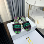 DIOR CD Mule Dway Heeled Slide 45mm Style 77