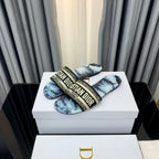 DIOR CD Mule Dway Slide 10mm Multi-motifs Style 47