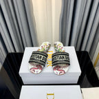 DIOR CD Mule Dway Slide 10mm Multi-motifs Style 46