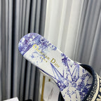 DIOR CD Mule Dway Slide 10mm Multi-motifs Style 44