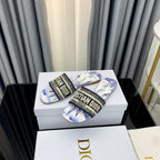 DIOR CD Mule Dway Slide 10mm Multi-motifs Style 44