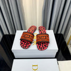 DIOR CD Mule Dway Slide 10mm Multi-motifs Style 43