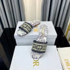 DIOR CD Mule Dway Slide 10mm Multi-motifs Style 40