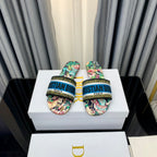 DIOR CD Mule Dway Slide 10mm Multi-motifs Style 35