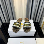 DIOR CD Mule Dway Slide 10mm Multi-motifs Style 67
