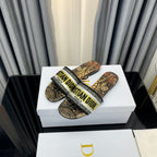 DIOR CD Mule Dway Slide 10mm Multi-motifs Style 67