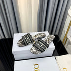 DIOR CD Mule Dway Slide 10mm Multi-motifs Style 62
