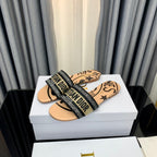 DIOR CD Mule Dway Slide 10mm Multi-motifs Style 60