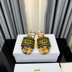 DIOR CD Mule Dway Slide 10mm Multi-motifs Style 59