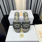 DIOR CD Mule Dway Slide 10mm Multi-motifs Style 57