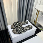 DIOR CD Mule Dway Slide 10mm Multi-motifs Style 57