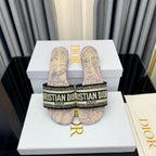 DIOR CD Mule Dway Slide 10mm Multi-motifs Style 56