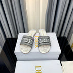 DIOR CD Mule Dway Slide 10mm Multi-motifs Style 54