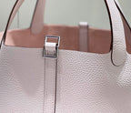 HERMES picotin lock 22 soft pink togo shw