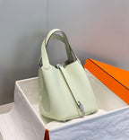 HERMES picotin lock 22 lime togo shw