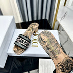 DIOR CD Mule Dway Heeled Slide 45mm Style 48