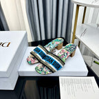 DIOR CD Mule Dway Heeled Slide 45mm Style 70