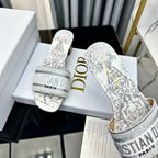 DIOR CD Mule Dway Heeled Slide 45mm Style 68