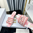 DIOR CD Mule Dway Heeled Slide 45mm Style 67