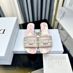 DIOR CD Mule Dway Heeled Slide 45mm Style 66