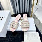 DIOR CD Mule Dway Heeled Slide 45mm Style 66