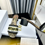 DIOR CD Mule Dway Heeled Slide 45mm Style 60