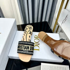 DIOR CD Mule Dway Heeled Slide 45mm Style 59